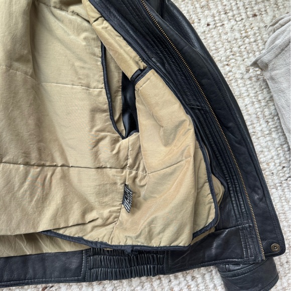 J. Park | genuine leather bomber jacket - Picture 9 of 15